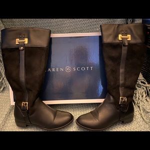 Wide Calf Black Boots